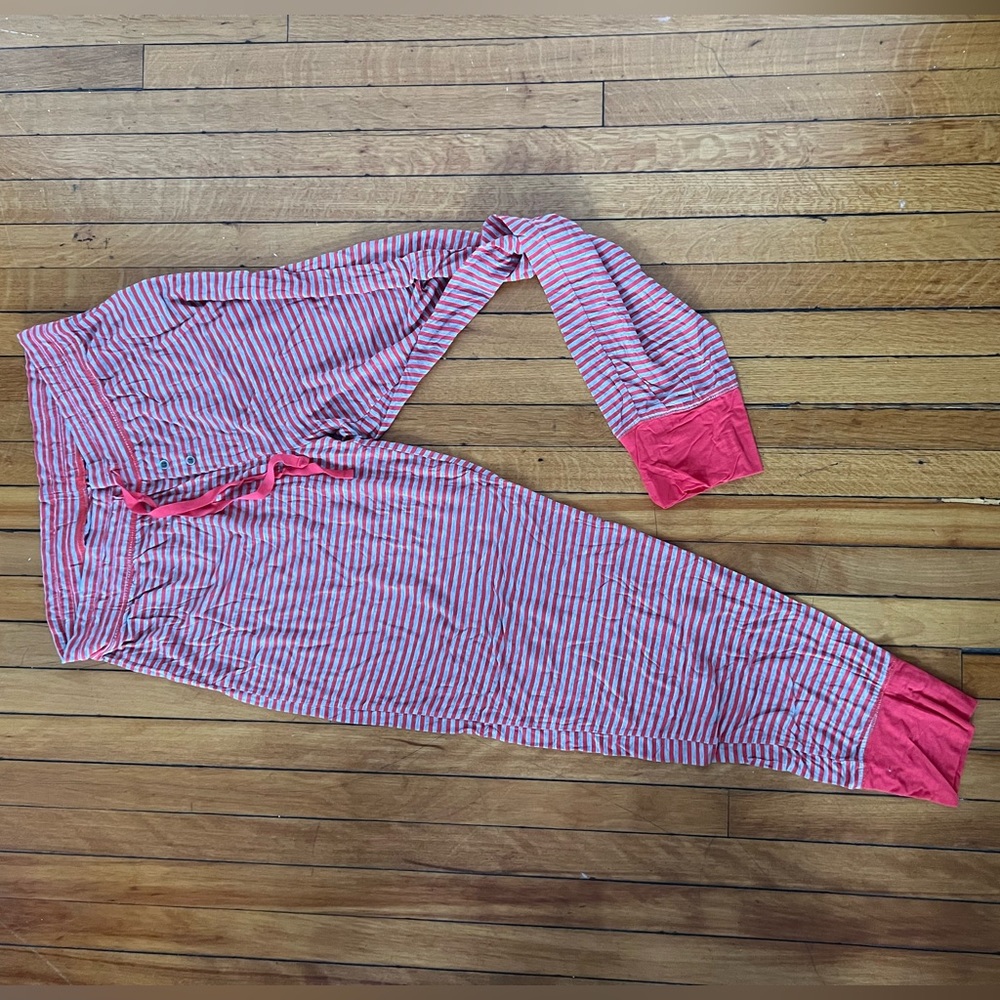Striped pajama pants